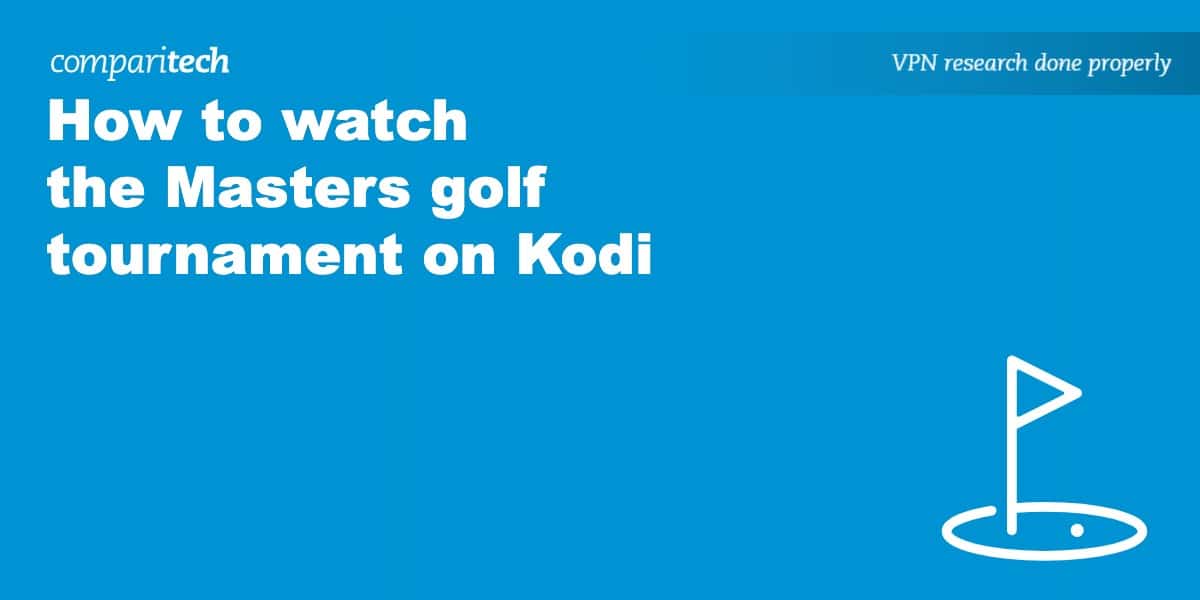 watch Masters golf tournament Kodi