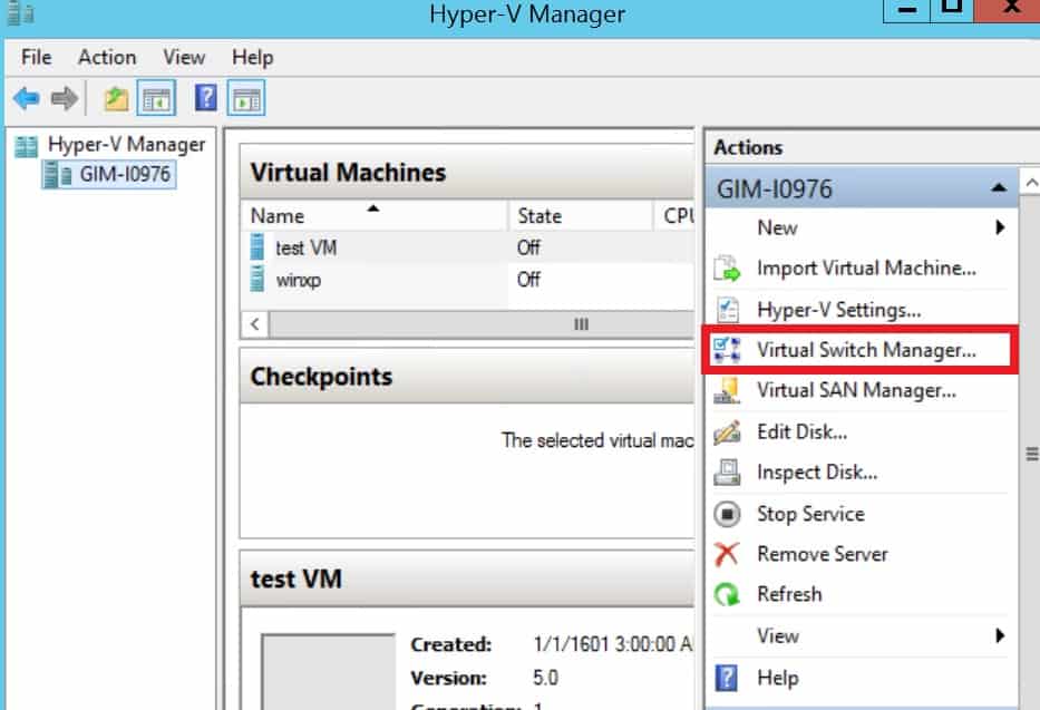 what is assigned memory in hyper v