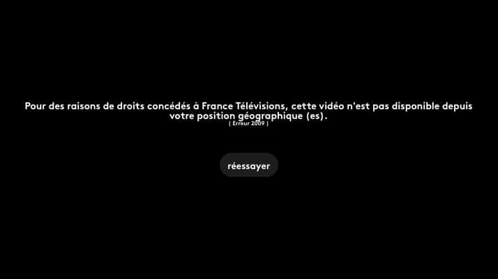france.tv streaming error