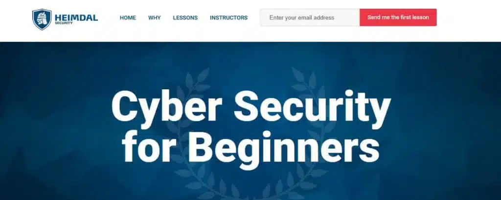 Heimdal cybersecurity course online.