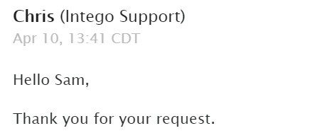 Intego support