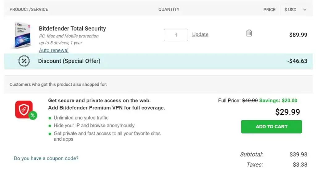 bitdefender total security buy page