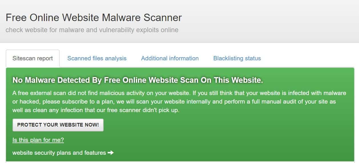 Some Known Details About Website Malware Protection 