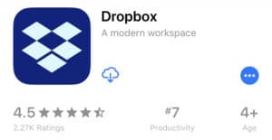 Dropbox share