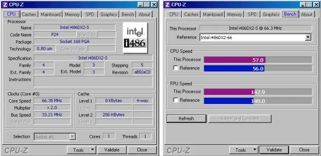CPU-Z Vintage Edition