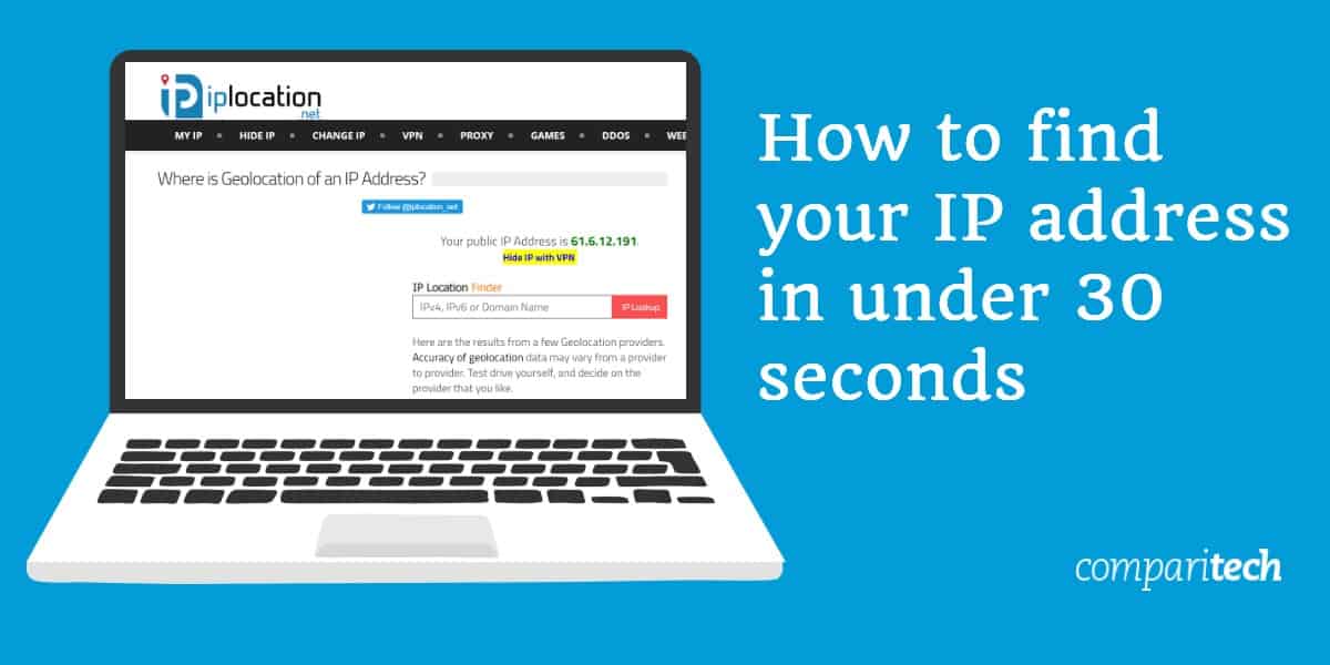 Springen Maladroit Vermoorden How to Find your IP Address (on Any Device) in under 30 seconds
