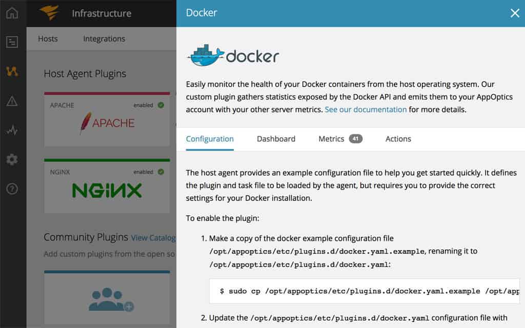 AppOptics Docker Monitoring with APM