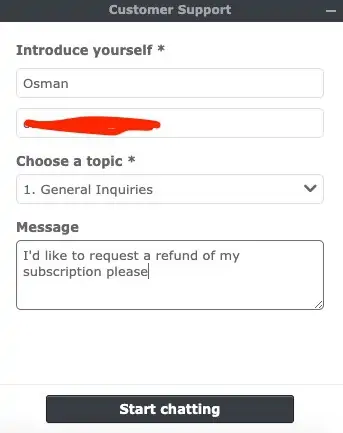Request refund
