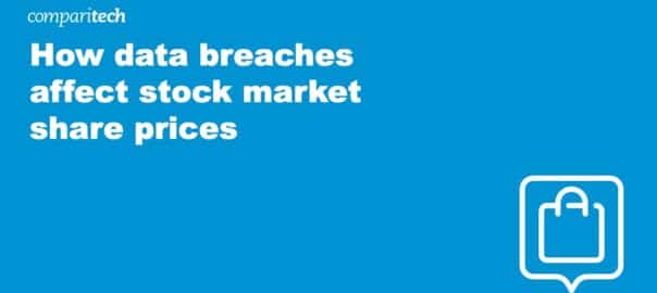 data breaches stock market share prices
