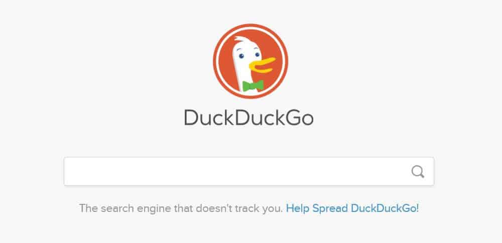DuckDuckGo best private search engine.