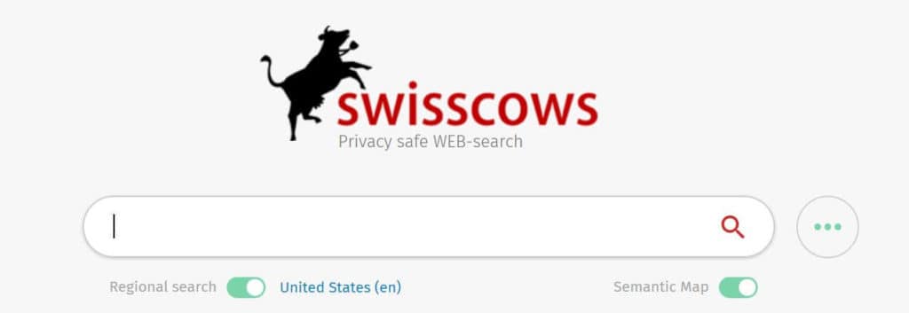 Swisscows best private search engine.