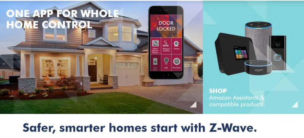 z-wave smart home security device communication
