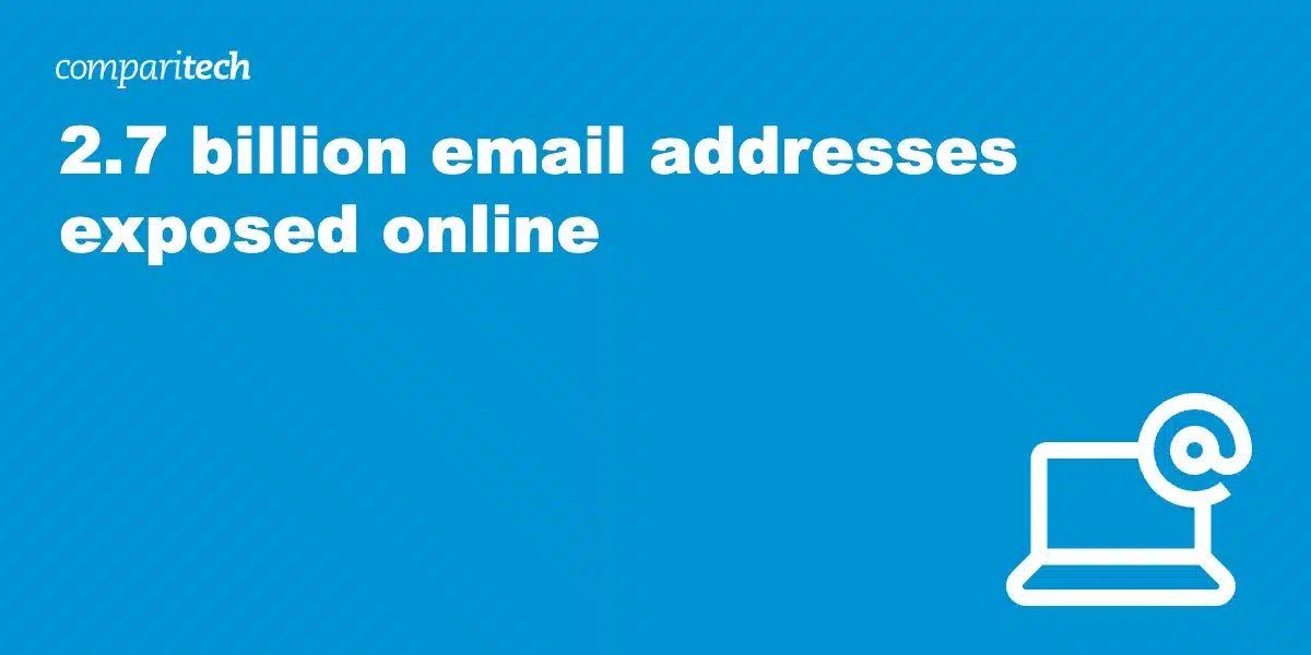 2.7 billion email addresses exposed online