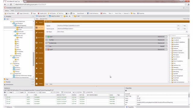 ActiveBatch IT Automation Software dashboard screenshot