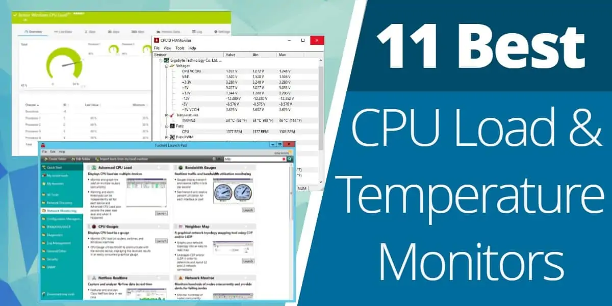 CPU Load and Temperature Monitors