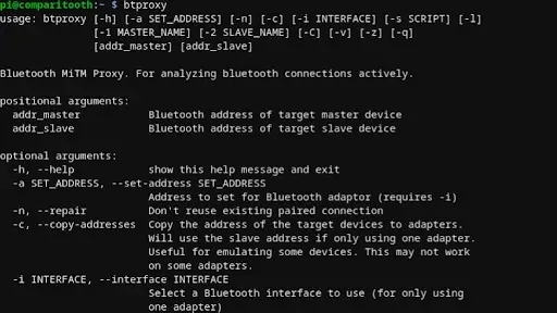 Btproxy Bluetooth Connections