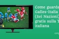 Come guardare Galles-Italia (Sei Nazioni 2022) gratis sulla TV italiana