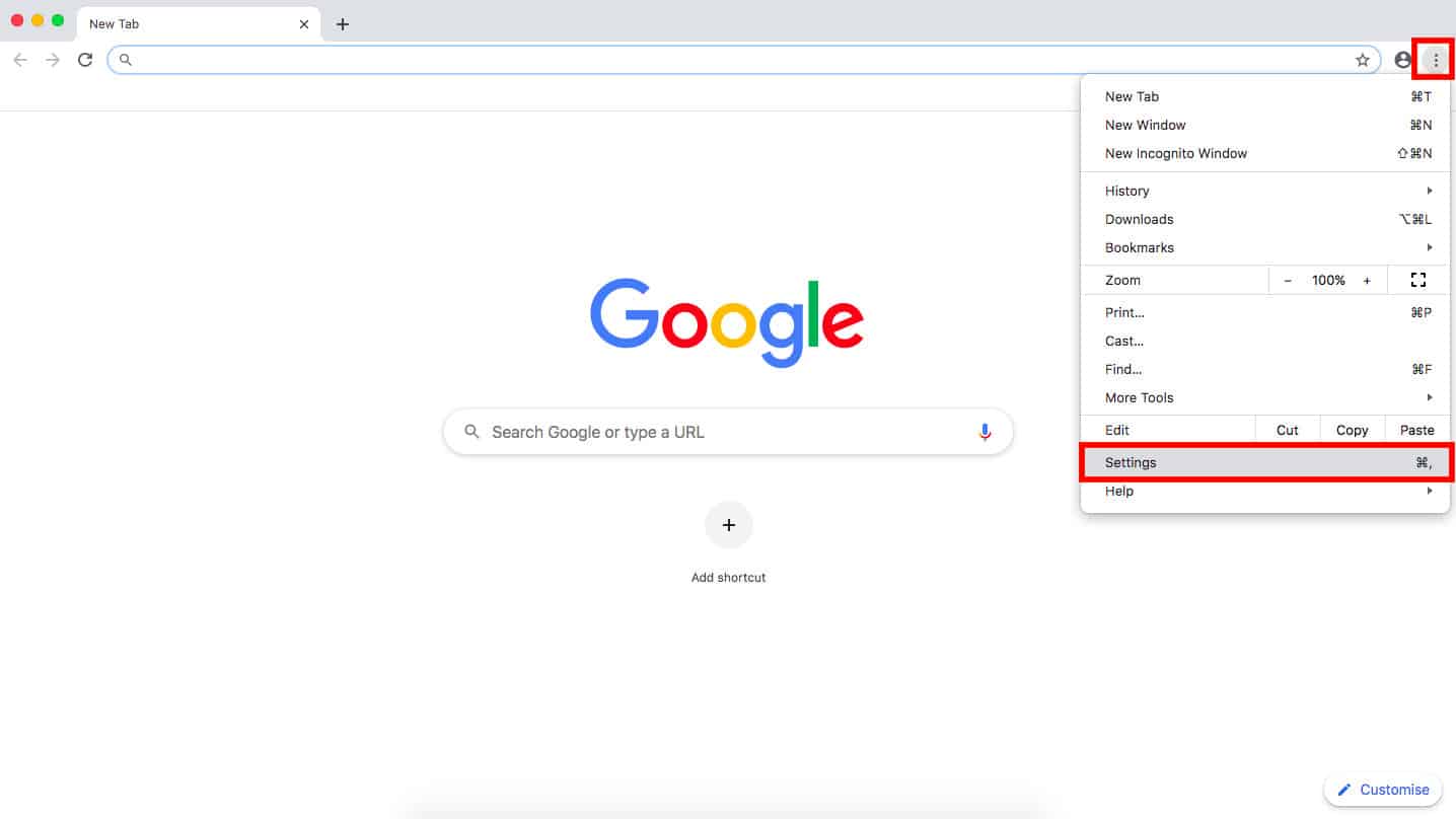 Google Chrome Settings