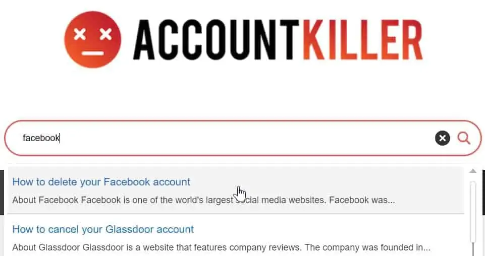 account killer delete online accounts