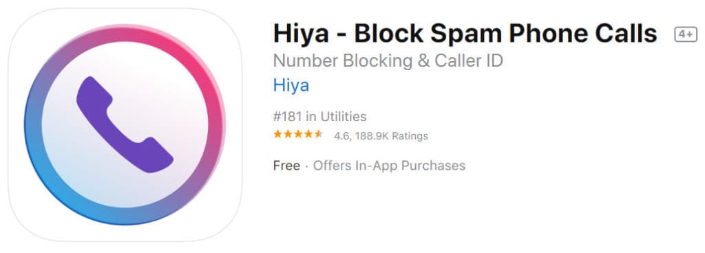 Hiya Block Spam Calls