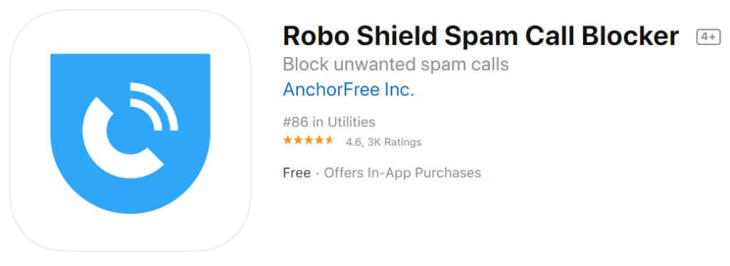 robo shield spam call blocker for ios