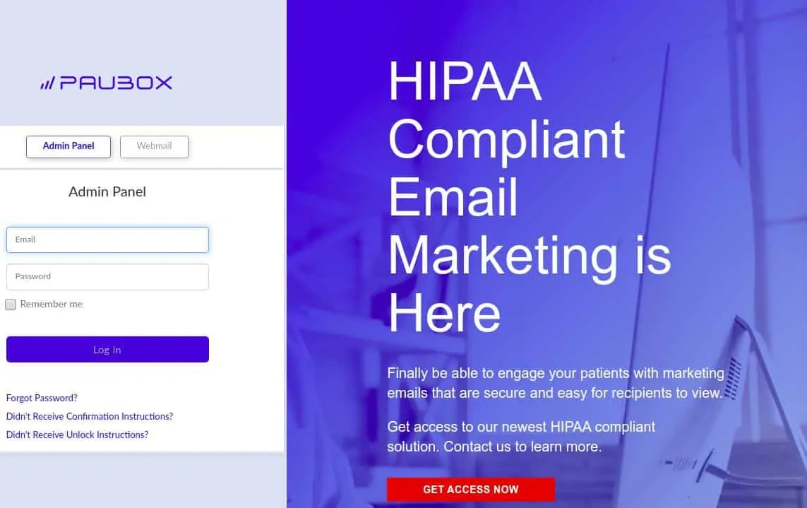 Paubox HIPAA Compliant email
