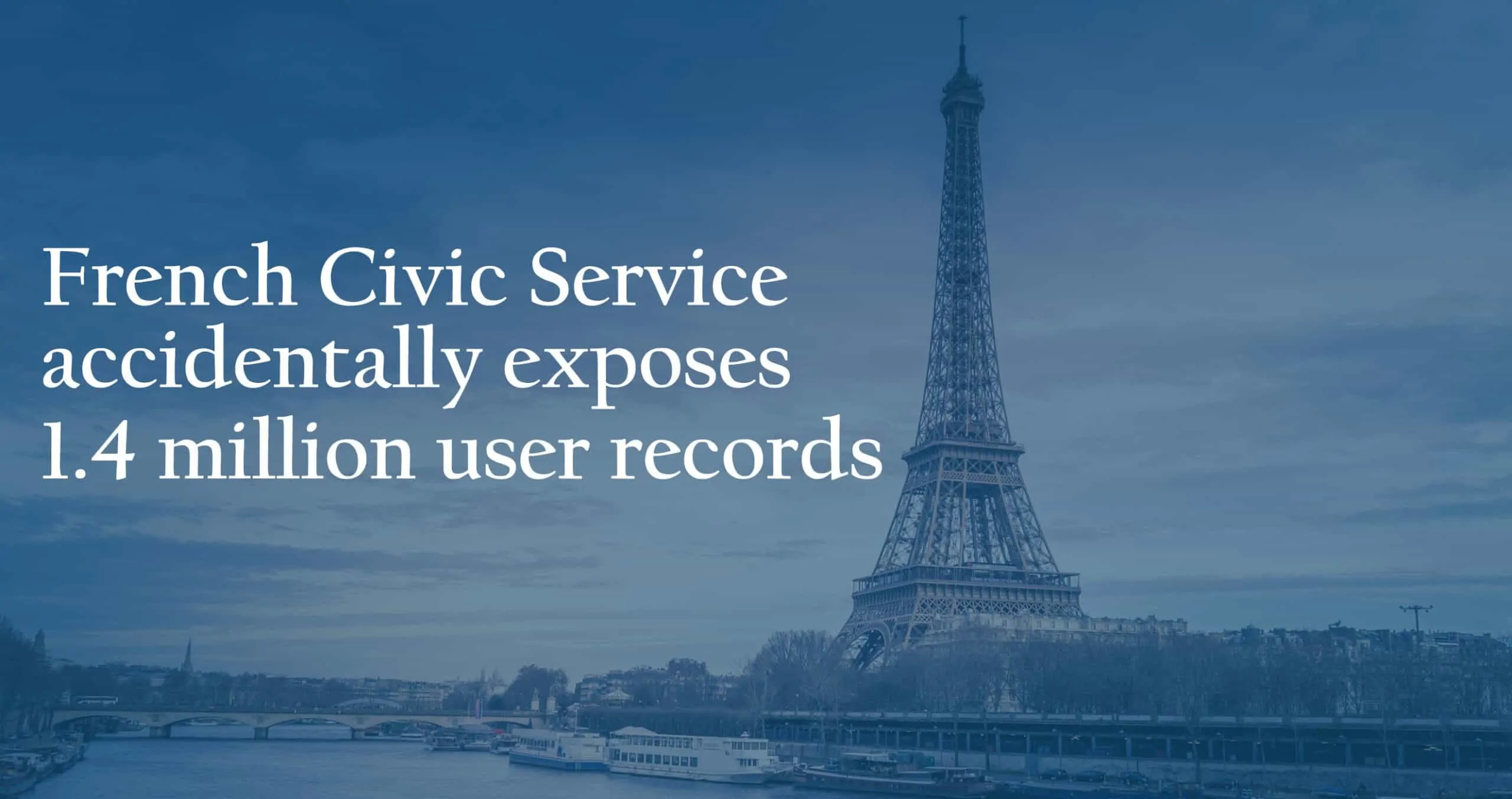 French Civic Service exposes user records