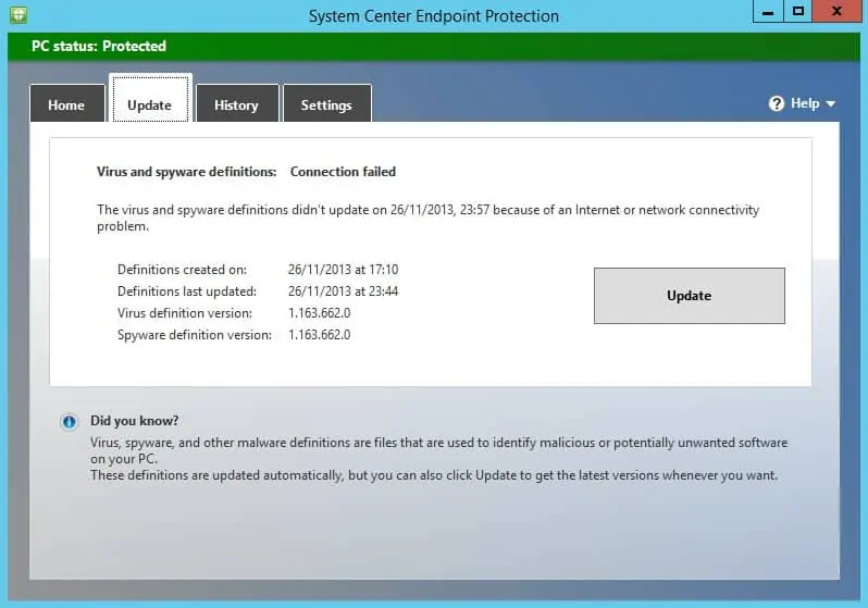 System Center Endpoint Protection