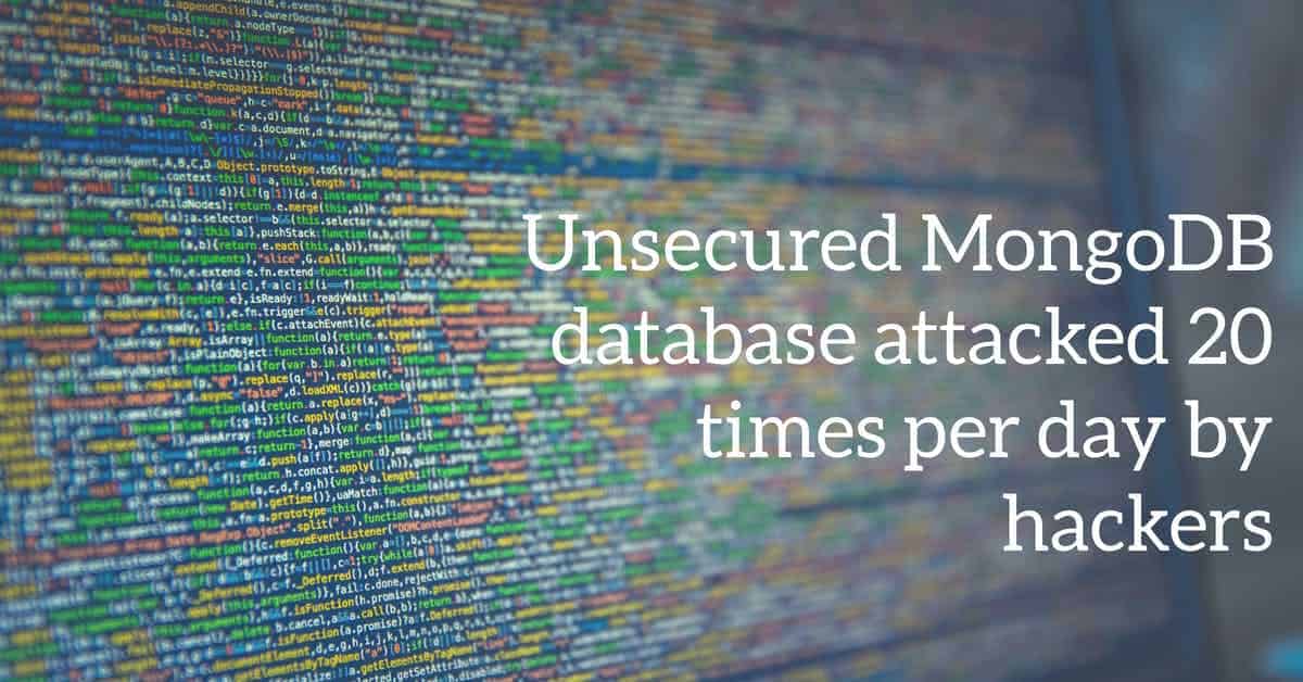 unsecured MongoDB attacked