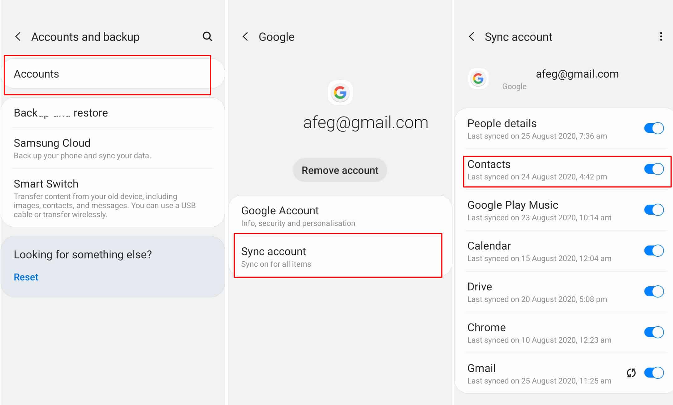 How To Backup Google Contacts