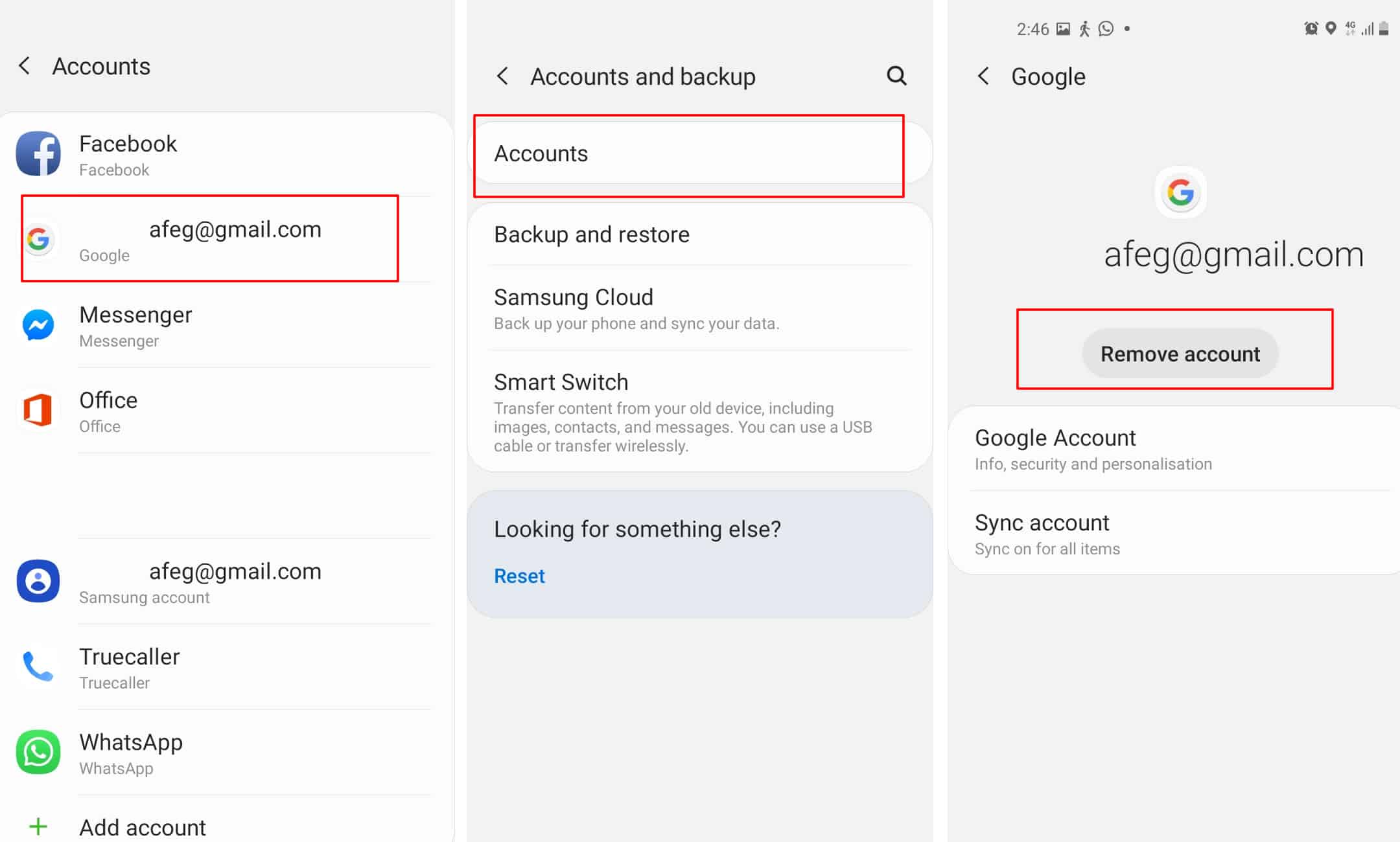 How To Remove Google Accounts