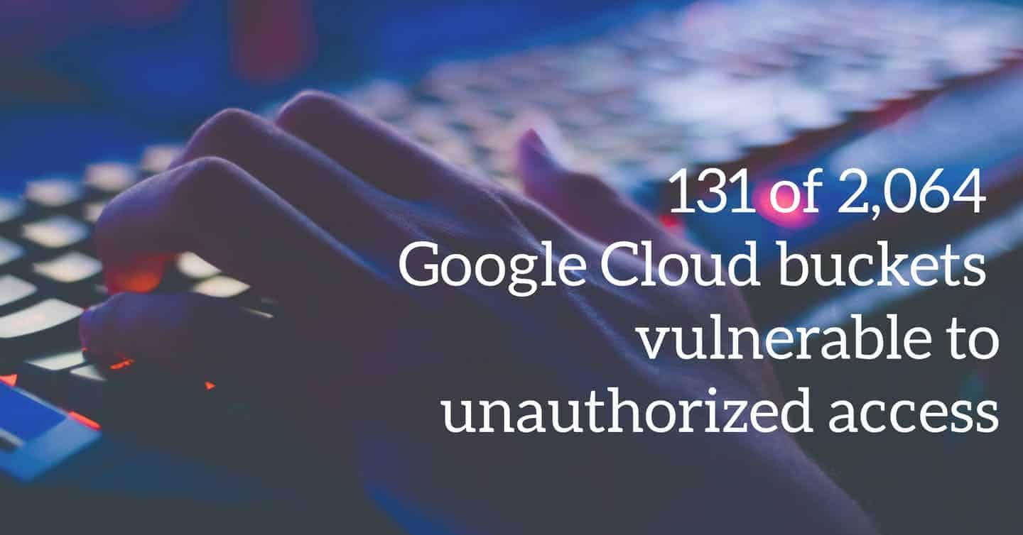 Google Cloud Buckets unauthorised access
