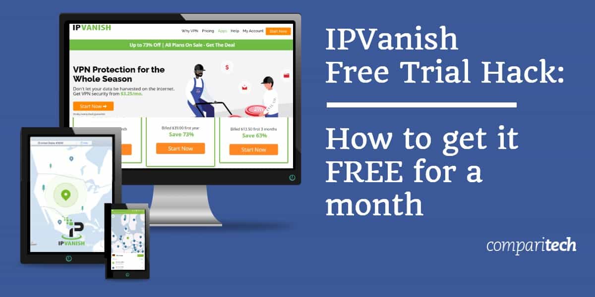 IPVanish free trial hack