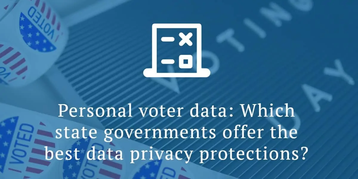 Voter Data Privacy