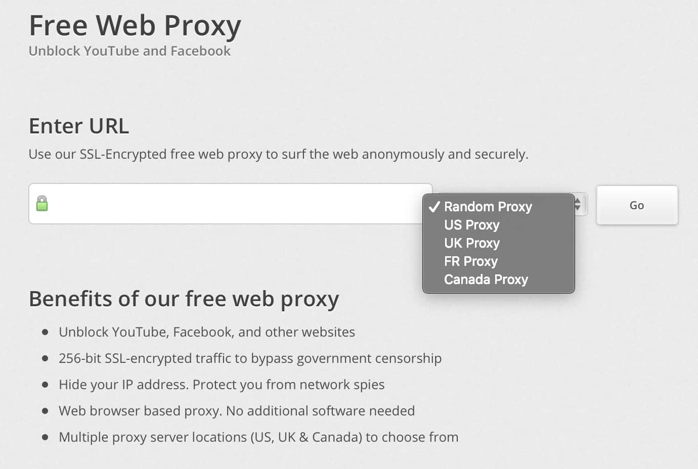 VPNBook - Proxy Servers