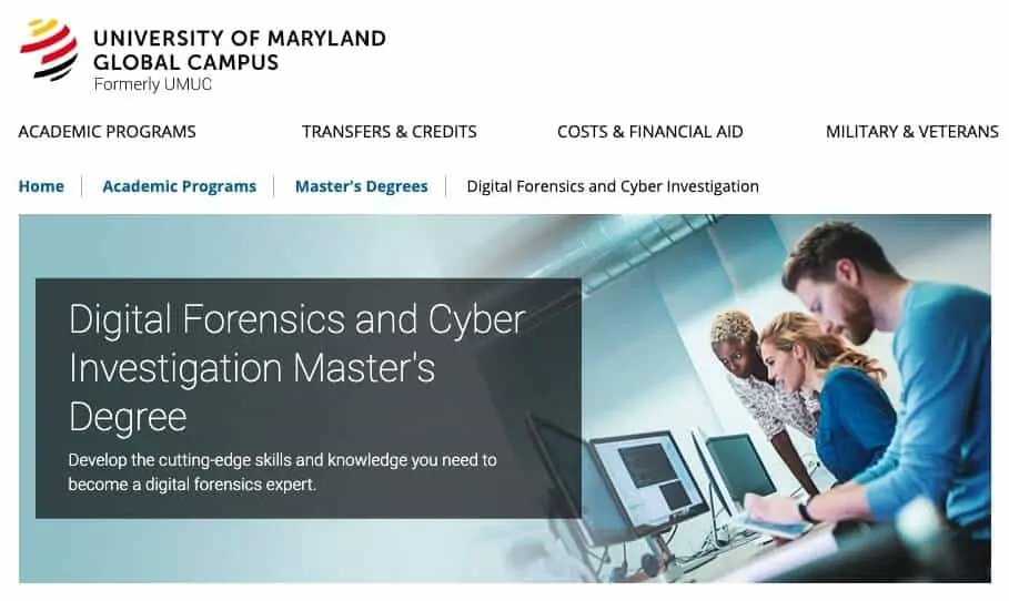 Digital Forensics and Cyber Investigation Master's Degree