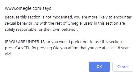 Report police omegle does to Omegle: Talk