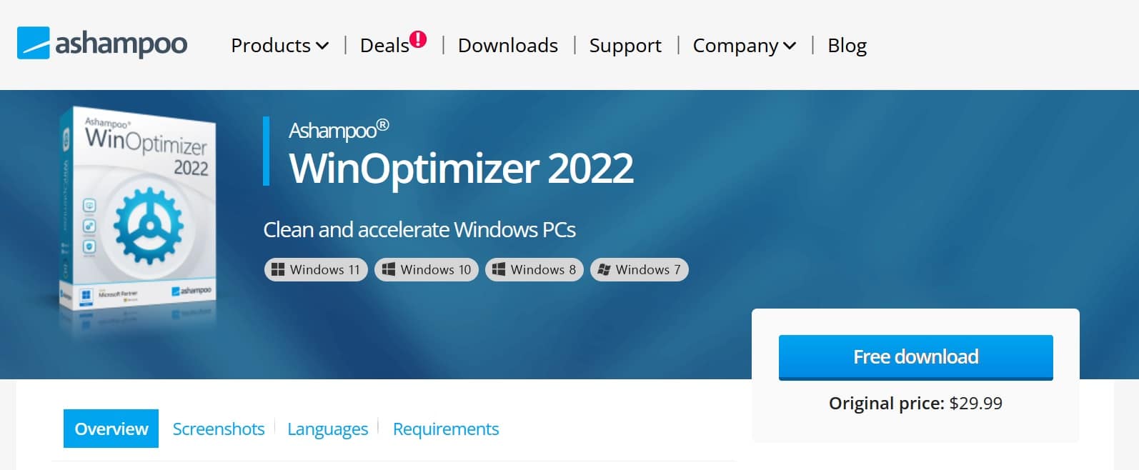 winoptimizer homepage