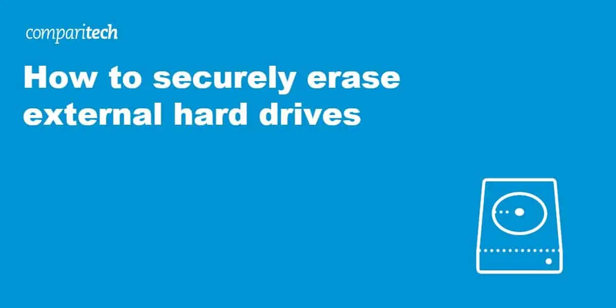 securely erase external hard drives