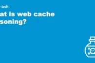What is web cache poisoning?