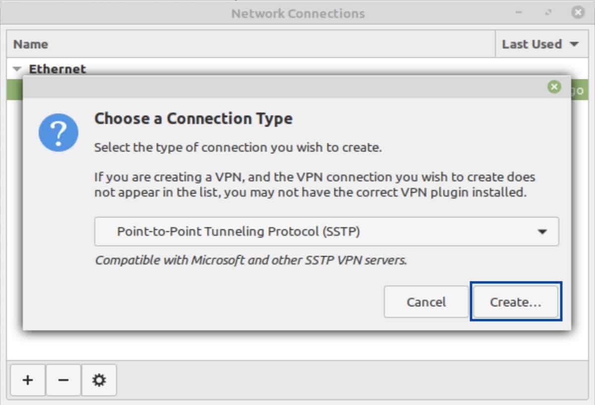 sstp linux vpn connection