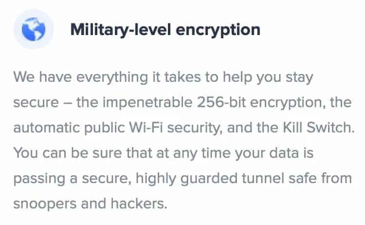 VeePN - Encryption