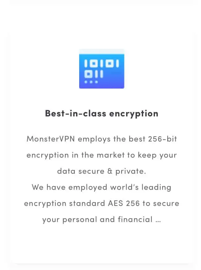 MonsterVPN - Encryption
