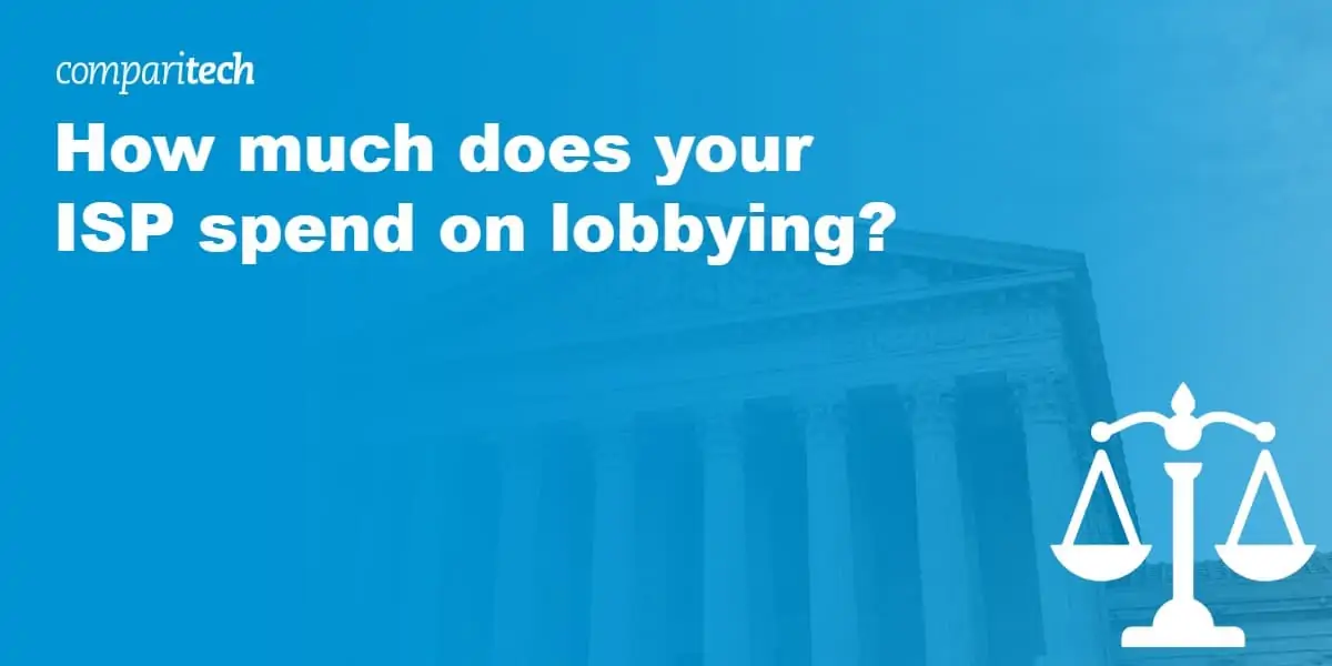 ISP spend on lobbying