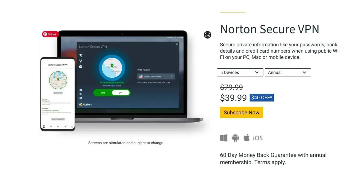 Norton Secure VPN Black Friday