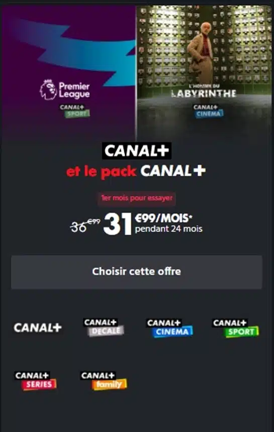 canal plus screenshot