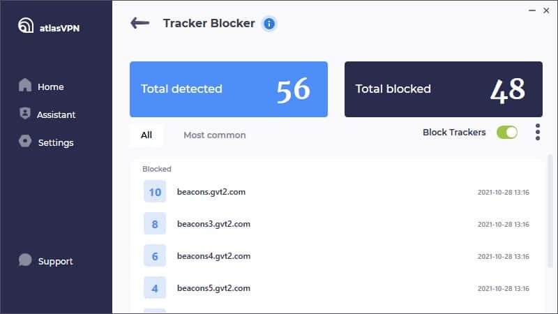 atlas VPN-trackerblockers