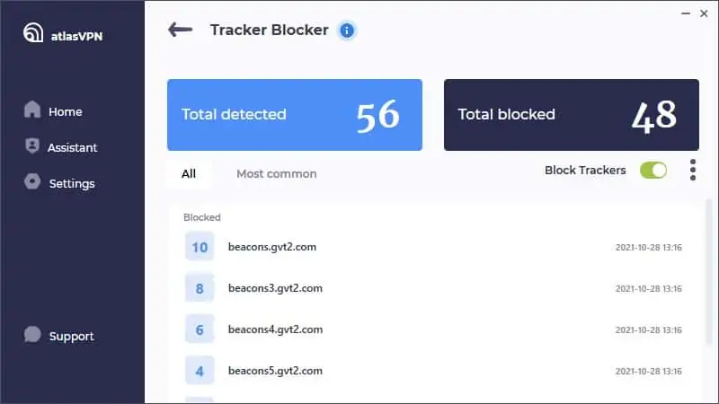 atlas vpn tracker blocker
