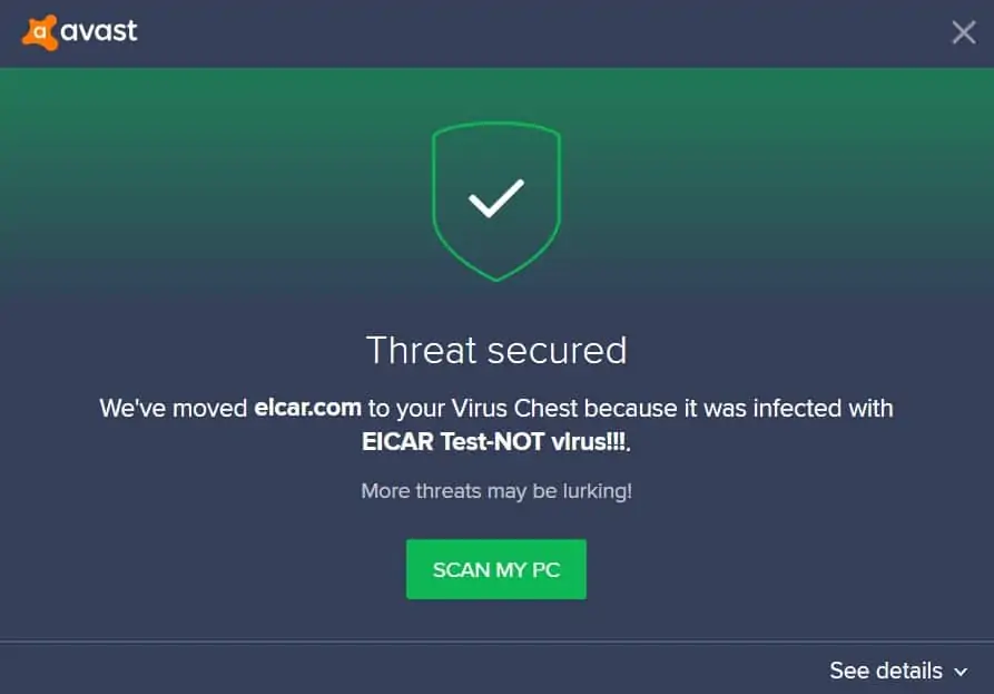 Avast Malware Threat
