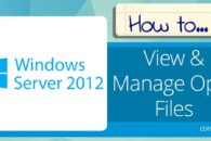 How to View and Manage Open Files on Windows Server 2012 and Beyond